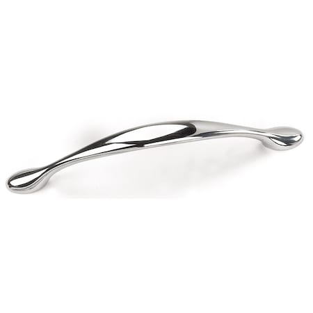 Laurey 128mm Delano Large Spoonfoot Pull, Polished Chrome 25326
